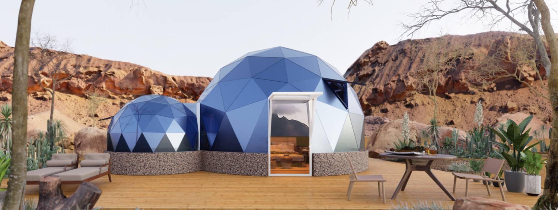 马鞍山球形智能光伏玻璃星空房